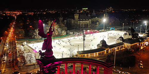 Eislaufen in Budapest